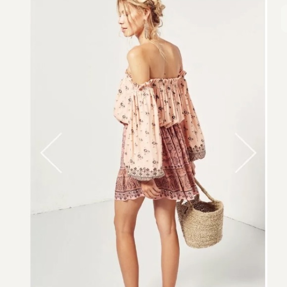 Spell & The Gypsy Lionheart Off Shoulder Dress - Picture 4 of 6